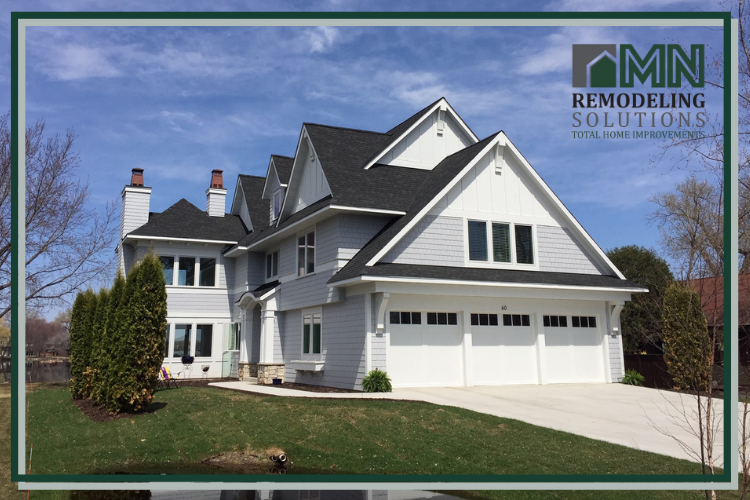 After picture of a complete Brooklyn Park siding replacement project.