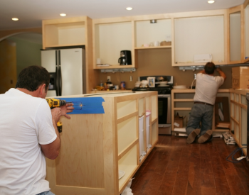 kitchen undergoing remodeling in Maple Grove